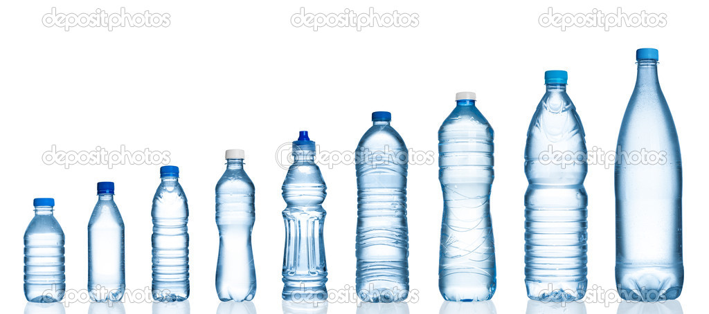 Plastic water bottles