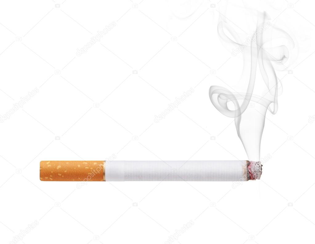 Smoking cigarette