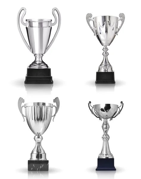 Silberne Trophäen — Stockfoto