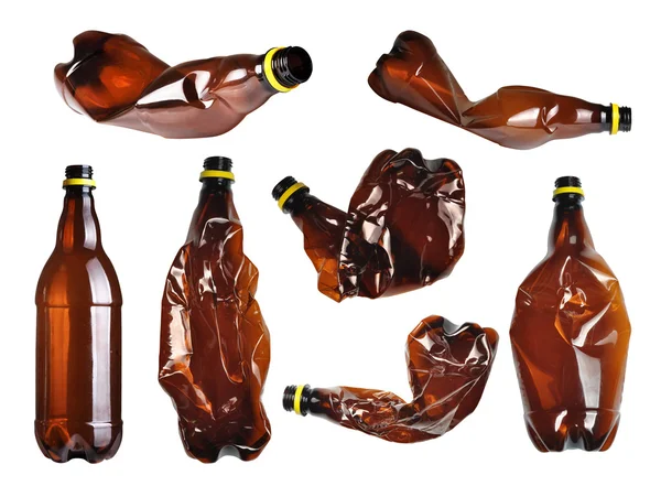 プラスチック製のボトル セット — ストック写真