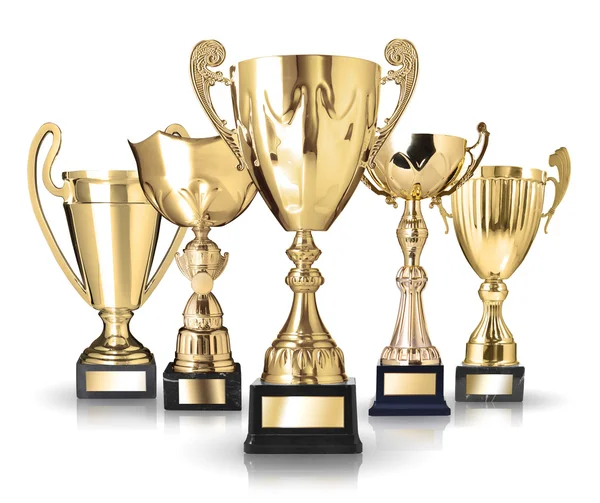 Golden trophies — Stock Photo, Image