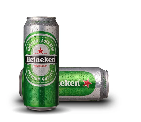 Dosen mit Heineken — Stockfoto
