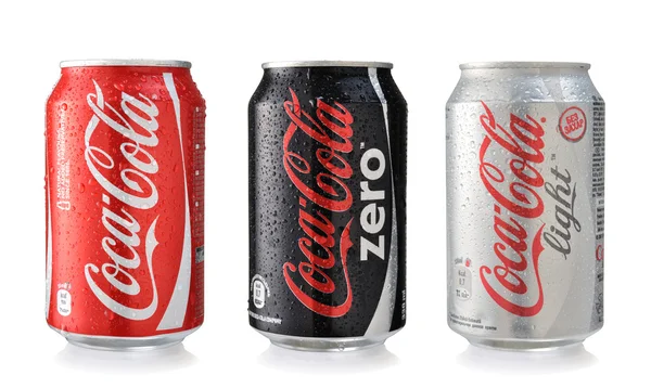 Coca-Cola plechovek — Stock fotografie
