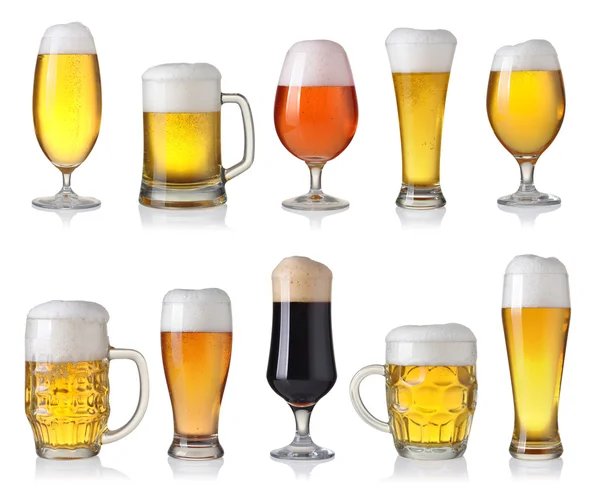 Set of different beer — Stock Photo, Image