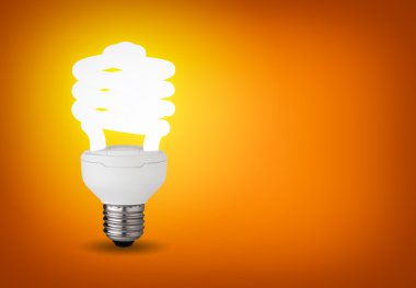 Energy saver bulb clipart