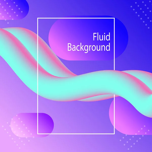 Fondo Abstracto Con Formas Geométricas Tonos Pastel Púrpura Fluid Vector — Vector de stock