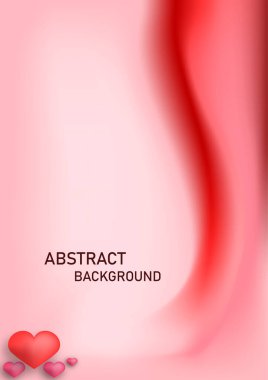Kartlar, broşürler ve afişler için kalpleri olan kırmızı ve pembe soyut bir arka plan. Sevgililer Günü 'nde.