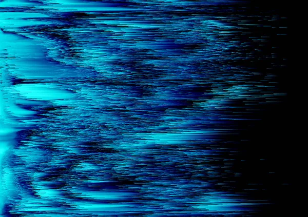线条技术图形水平速度运动效果黑蓝两色背景 — 图库照片