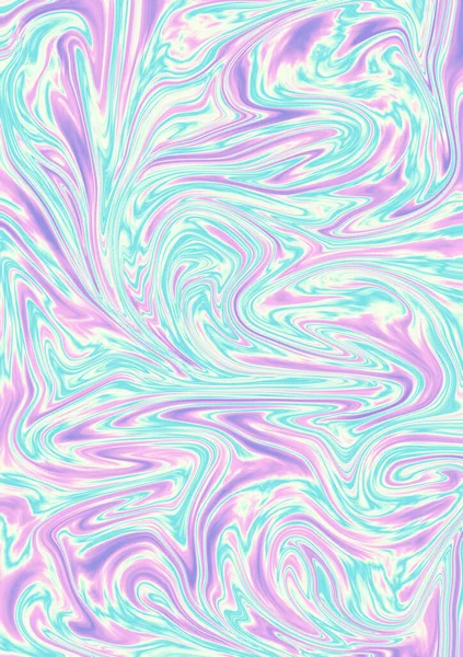 Marble Iridescent Holographic Foil Abstract Background Trendy Design Pastel Color —  Fotos de Stock