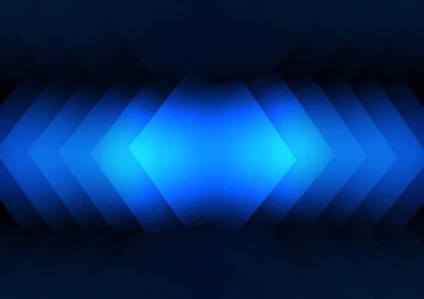 Shiny Light Blue Left Right Arrow Triangle Abstract Background Illustration — Stock fotografie