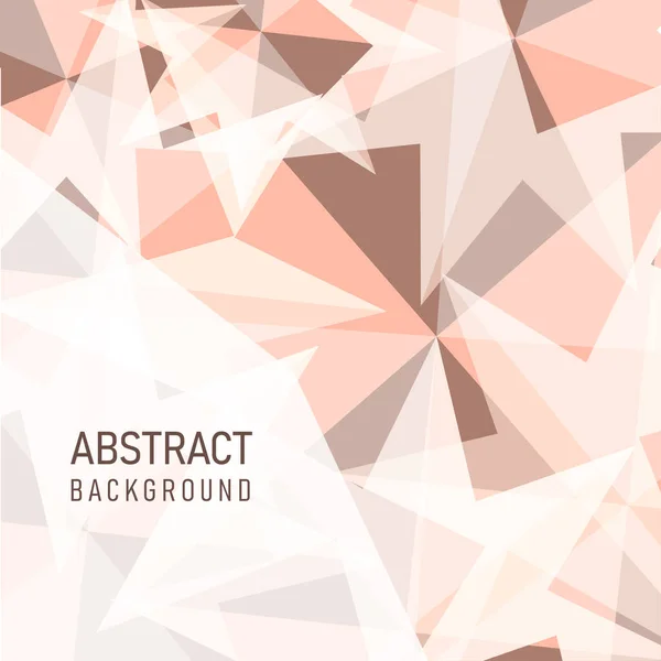 Vektor Illustration Eps10 Geometrisch Abstrakter Hintergrund Calming Coral Tones Design — Stockvektor