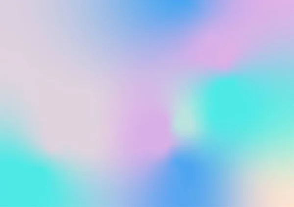 Iridescent Holographic Foil Abstract Background Trendy Design Pastel Color — Image vectorielle