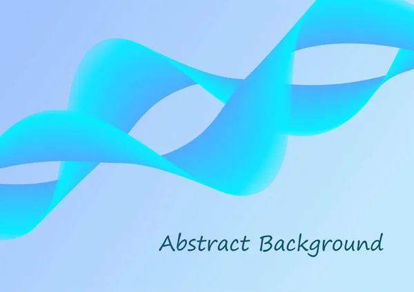 Blauwe Gradiënt Abstracte Golflijn Glad Patroon Communicatie Technologie Cyberpunk Curve — Stockvector
