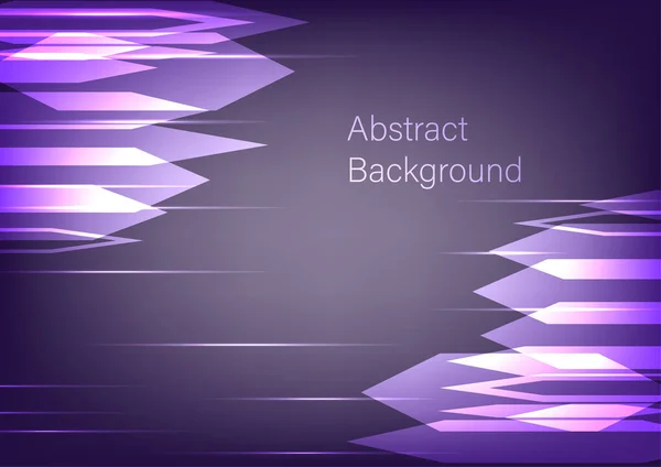 Violette Kleur Rechthoek Geometrisch Abstracte Technologie Achtergrond Illustratie Spiegel Reflectie — Stockvector
