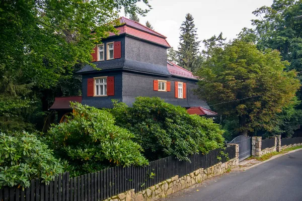 Casa Del Famoso Paisajista Carl Ernst Morgenstern Karpacz Polonia Septiembre —  Fotos de Stock