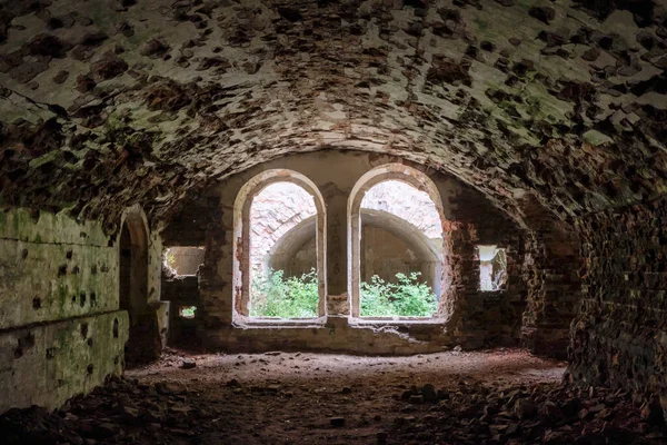 Ukrayna Nın Rivne Bölgesindeki Dubno Kalesi Tarakaniv Kalesi Nin Kalıntıları — Stok fotoğraf