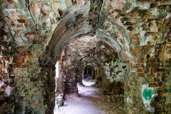 Ruínas Antiga Fortificação Forte Posto Avançado Dubno Tarakaniv Forte Região — Fotografia de Stock