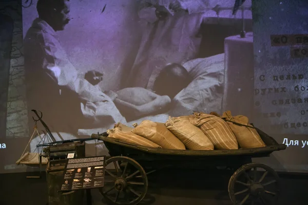Exposição Museu Território Memorial Vítimas Holodomor Que Morreram Fome 1932 — Fotografia de Stock