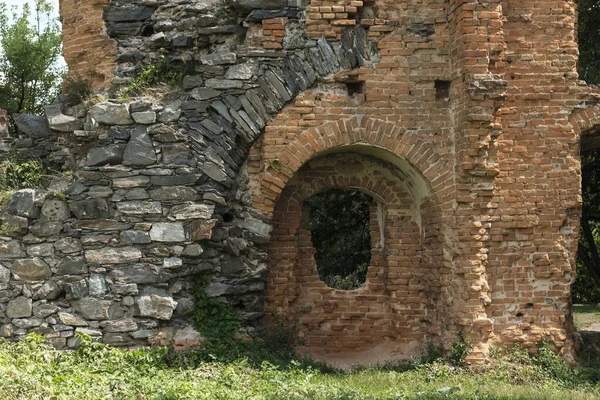 Vista Las Ruinas Del Antiguo Castillo Korets Región Rivne Ucrania —  Fotos de Stock