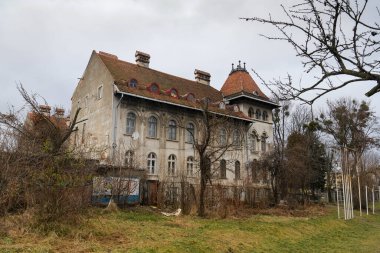 Ukrayna Chernivtsi 'deki Ponus Evi. Aralık 2021. Yüksek kalite fotoğraf