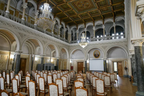 Grand Intérieur Luxe Université Nationale Tchernivtsi Ancienne Résidence Des Métropolites — Photo