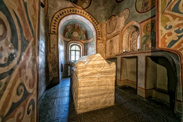 View Marble Sarcophagus Tomb Grand Prince Kyiv Yaroslav Wise Sophia — Fotografia de Stock