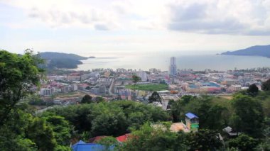 Patong hill view point. bir phuket en popüler turistik bakış açısı. (Tayland)