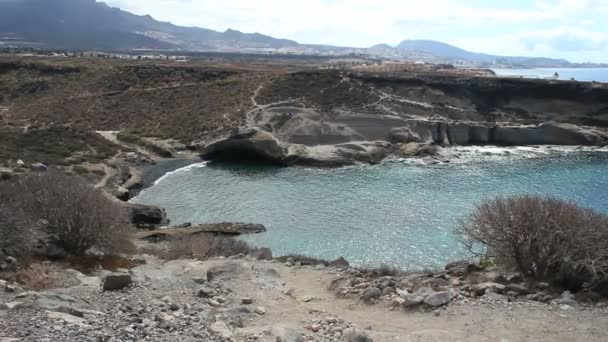Petite plage hippie cachée dans le sud de Tenerife. La Caleta .