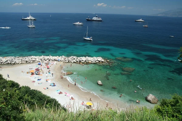 Morze capri — Zdjęcie stockowe