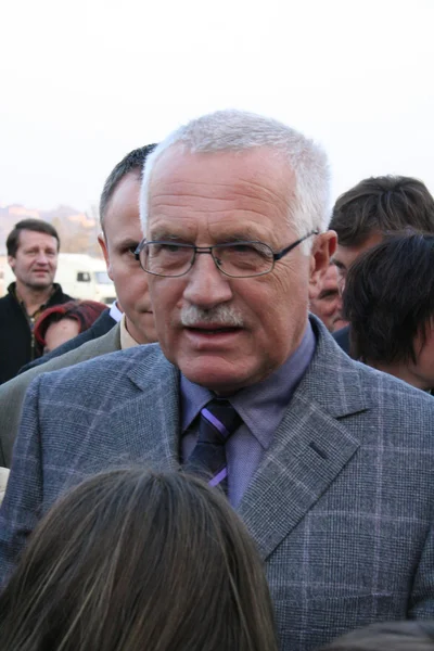 Vaclav Klaus Foto Stock