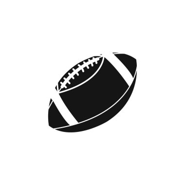 American Football Icon. Editable Vector EPS Symbol Illustration. 