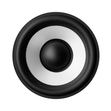 hoparlör beyaz arkaplanda izole