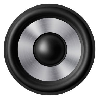 hoparlör beyaz arkaplanda izole