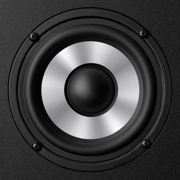 Black & white speaker — Stock Photo, Image
