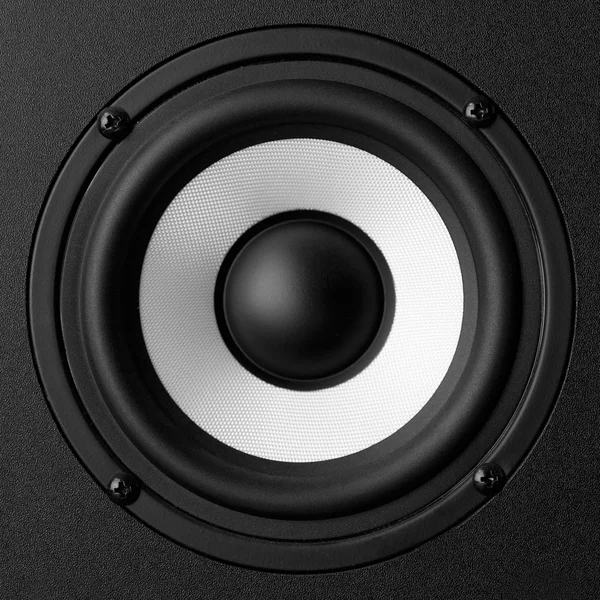 Black & white speaker — Stock Photo, Image