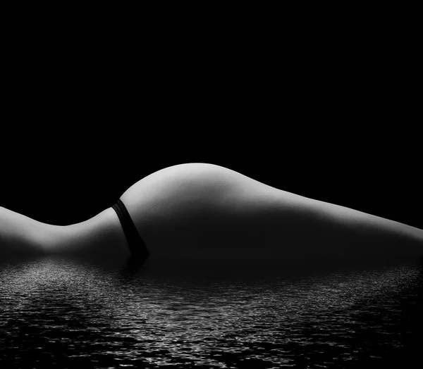Piękne sexy kobiet slim opalone ciało — Zdjęcie stockowe