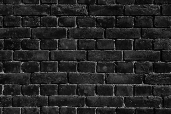Régi fekete tégla fal, tégla fal háttér textúra — Stock Fotó