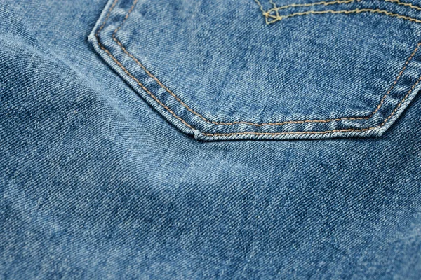 Niebieskie Dżinsy Tyłu Kieszeni Levis Modern Urban Lifestyle Denim Odzież — Zdjęcie stockowe