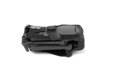 Yeni DJI Mavic 3 İHA 'sı paketleri açarken beyaz arka planda. DJI dünya lideri geliştirici ve üreticisi. 17.12.2021, Rostov bölgesi, Rusya.