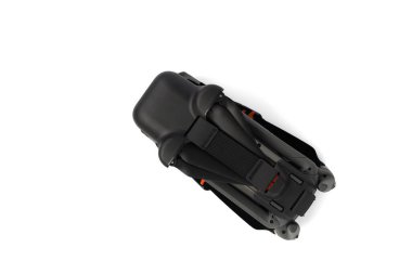 Yeni DJI Mavic 3 İHA 'sı paketleri açarken beyaz arka planda. DJI dünya lideri geliştirici ve üreticisi. 17.12.2021, Rostov bölgesi, Rusya.