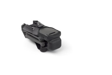 Yeni DJI Mavic 3 İHA 'sı paketleri açarken beyaz arka planda. DJI dünya lideri geliştirici ve üreticisi. 17.12.2021, Rostov bölgesi, Rusya.