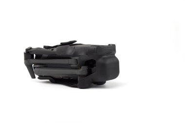 Yeni DJI Mavic 3 İHA 'sı paketleri açarken beyaz arka planda. DJI dünya lideri geliştirici ve üreticisi. 17.12.2021, Rostov bölgesi, Rusya
