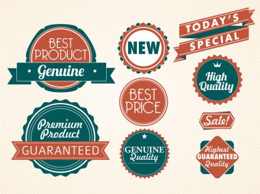 vektör rozetleri kümesi