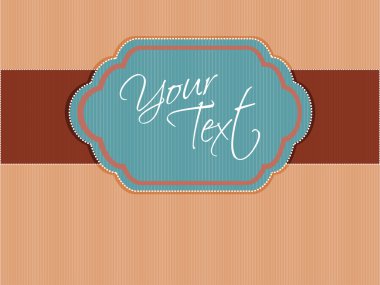 Vintage kart tasarımı