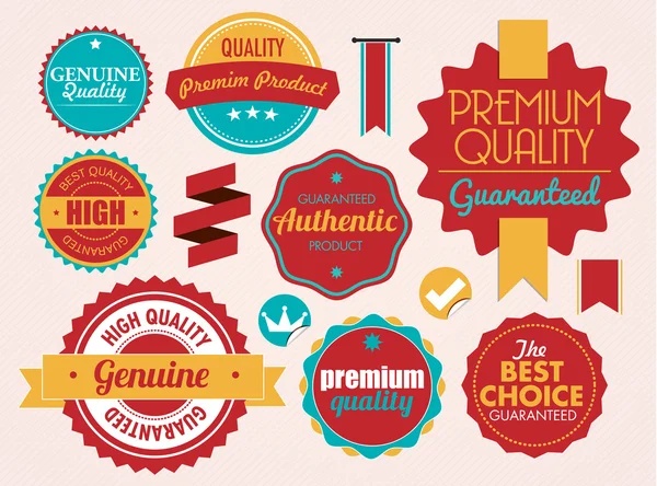 Set of vector badges — Stock Vector