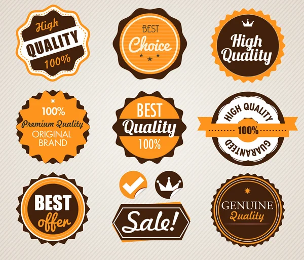 Set of vector badges Stock Vector