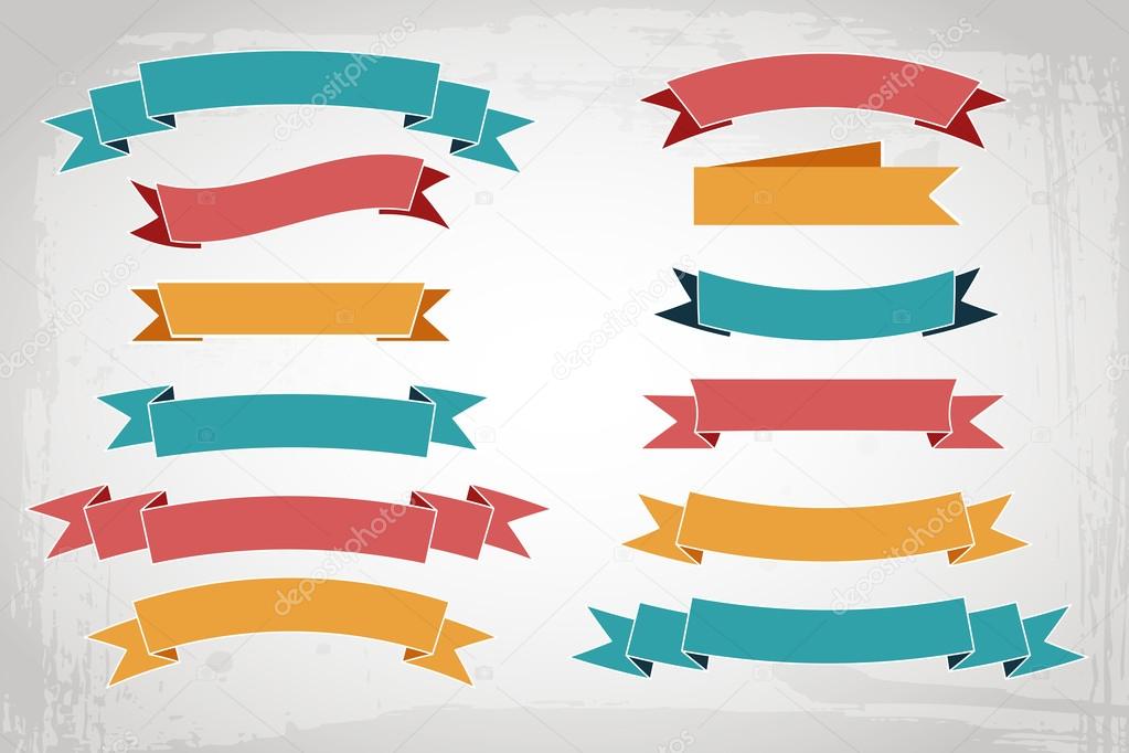 Vector colorful ribbons Stock Vector Image by ©mrvvv #32976555