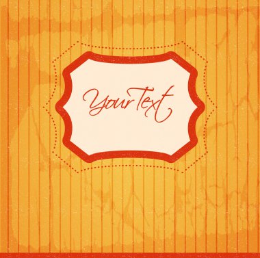 vektör vintage kartı