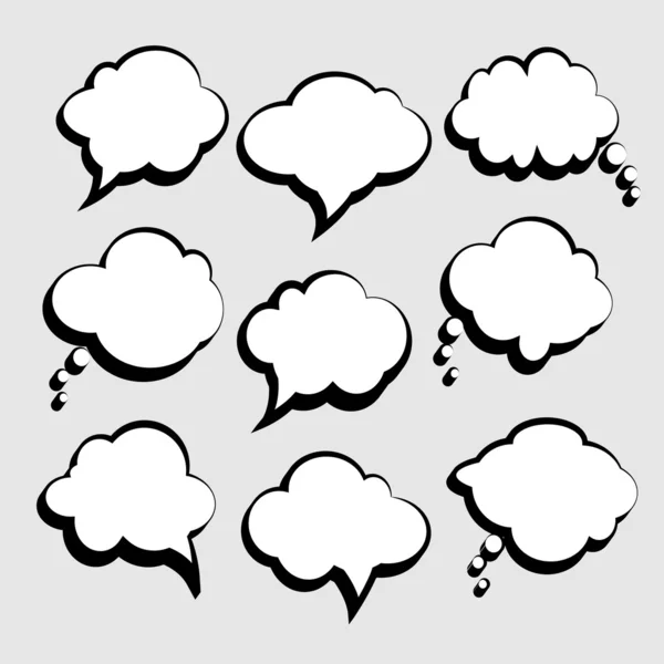 Vector speech bubbles — Stock Vector