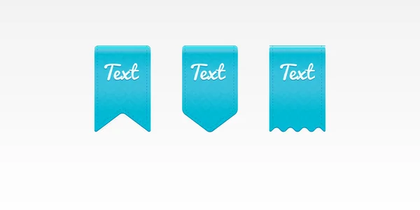 Vector text ribbon — Stock Vector